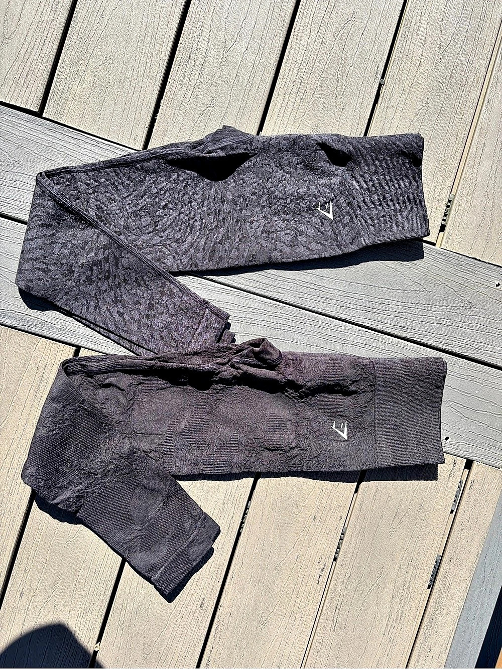 Gymshark Adapt Animal and Camo Seamless Leggings Black